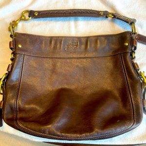2008 Authentic COACH CARLY Hobo Leather Shoulder Bag Brown No.H0885-12669 Purse